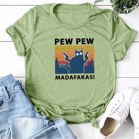 Short Sleeve Pew Maddakas T-Shirt European Size Top - Picture 8 of 15